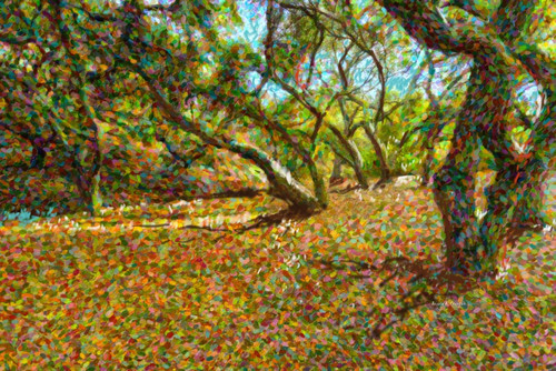 Computer Generated Image Of Autumn Coloured Leaves Fallen From Trees PosterPrint - Item # VARDPI2356002