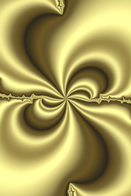 Gold Abstract PosterPrint