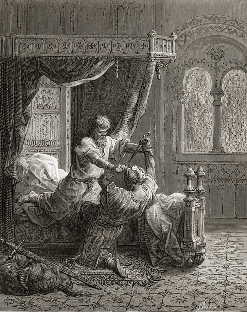 Edward I Of England 1239 To 1307 Kills His Would-Be Assassin June 1272 PosterPrint - Item # VARDPI1859744