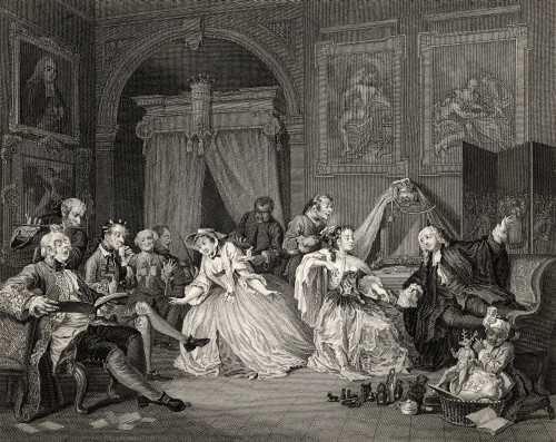 Marriage A La Mode Toilette Scene From The Original Picture By Hogarth From The Works Of Hogarth Published London 1833 PosterPrint - Item # VARDPI1862120