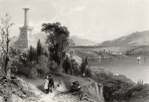 Kosciuskos Monument West Point Usa Tadeusz Kosciuskos Also Spelled Thaddeus 1746-1817 Polish Army Officer Statesman And American Hero From A 19Th Century Print Engraved By R Wallis After W H Bartlett PosterPrint - Item # VARDPI1839426