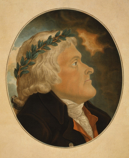 Thomas Jefferson 1743 To 1826 3Rd President Of Usa From An Early 19Th Century Aquatint After A Portrait By Thaddeus Kosciuszko And Engraved By Michel Sokolnicki PosterPrint - Item # VARDPI1856448