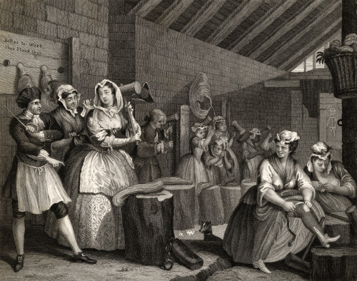 The Harlots Progress Scene In Bridewell From The Original Pictue By Hogarth From The Works Of Hogarth Published London 1833 PosterPrint - Item # VARDPI1862117