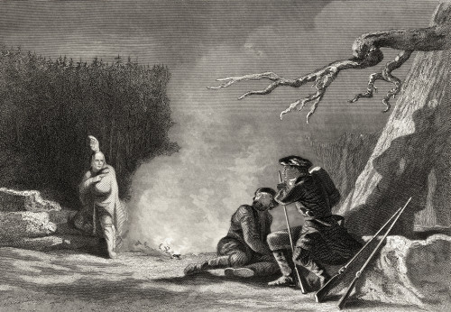 A Treacherous Indian From A 19Th Century Print Engraved By J Rogers After J Mcnevin PosterPrint - Item # VARDPI1857804