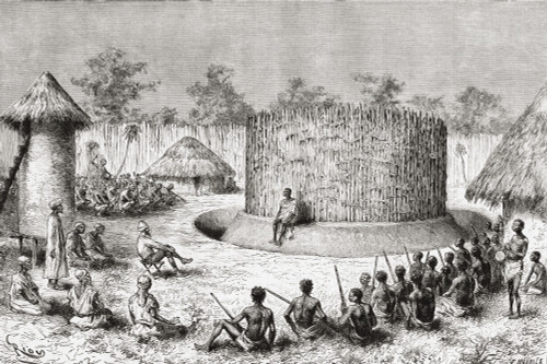 Reception For Explorer Pietro Paolo Savorgnan Di Brazz PosterPrint - Item # VARDPI1903518