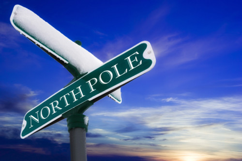 Signpost To The North Pole PosterPrint - Item # VARDPI1798590