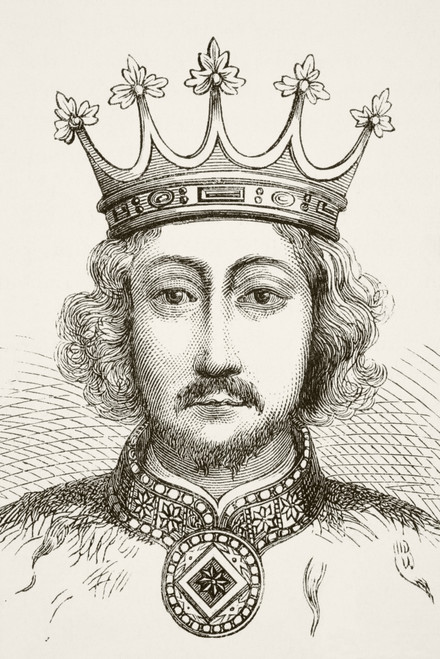 King Richard Ii Of England 1367 To 1400 From The National And Domestic History Of England By William Aubrey Published London Circa 1890 PosterPrint - Item # VARDPI1855737