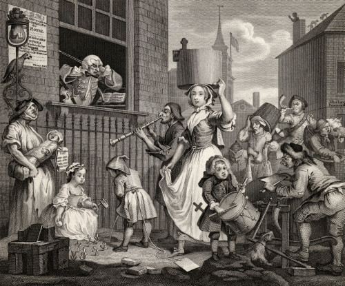 The Enraged Musician From The Original Design By Hogarth From The Works Of Hogarth Published London 1833 PosterPrint - Item # VARDPI1862174