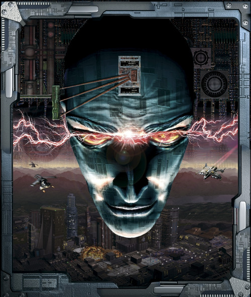 Robotic sci-fi face. Poster Print by Kurt Miller/Stocktrek Images - Item # VARPSTKRT200028S