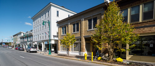 Buildings along a street, Rockland, Knox County, Maine, USA Poster Print by Panoramic Images - Item # VARPPI162320