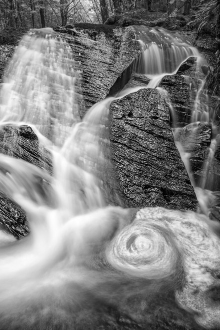 A spring waterfall in the forest; Middle Sackville, Nova Scotia, Canada Poster Print by Irwin Barrett / Design Pics - Item # VARDPI12325110