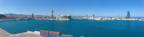 View of the Port of Barcelona, Barcelona, Catalonia, Spain Poster Print by Panoramic Images - Item # VARPPI158054 View of the Port of Barcelona, Barcelona, Catalonia, Spain Poster Print by Panoramic Images - Item # VARPPI158054