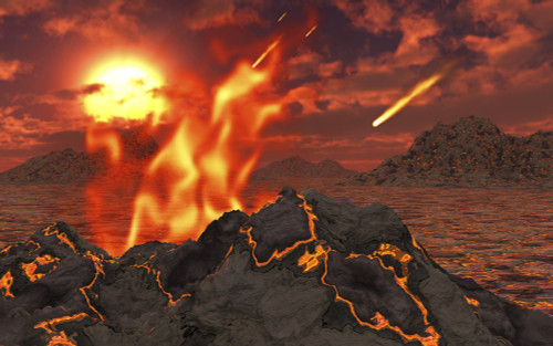 Artist's concept depicting the creation of a planet. Poster Print by Mark Stevenson/Stocktrek Images - Item # VARPSTMAS200086S