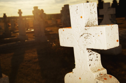 Closeup Of A Weathered Cross Poster Print by Kelly Redinger / Design Pics - Item # VARDPI1781135
