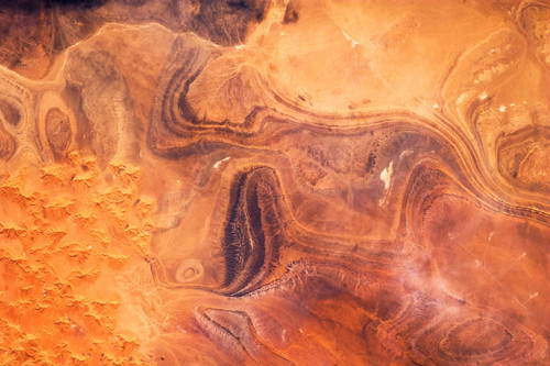 Satellite view of desert area, Tamanrasset, Algeria Poster Print by Panoramic Images - Item # VARPPI181093