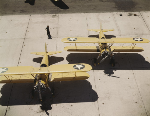 Bi-planes at the Naval Air Base, Corpus Christi, Texas, 1942. Poster Print by Stocktrek Images - Item # VARPSTSTK501210A