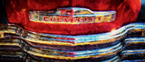 Close-up of Vintage Chevy Truck Poster Print by Panoramic Images - Item # VARPPI161573