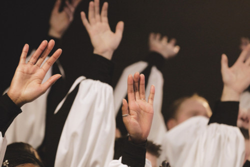 Hands Raised In Worship Poster Print by Don Hammond / Design Pics - Item # VARDPI1766795