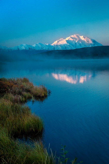 Panoramic view of Mount Denali, previously known as McKinley from Wonder Lake, Denali National Park, Alaska Poster Print by Panoramic Images - Item # VARPPI182370