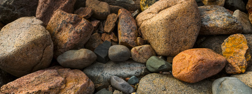 High angle view of rocks at coast, Acadia National Park, Maine, USA Poster Print by Panoramic Images - Item # VARPPI162409