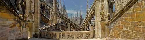 Roof detail of the Duomo di Milano, Milan, Lombardy, Italy Poster Print by Panoramic Images - Item # VARPPI157812