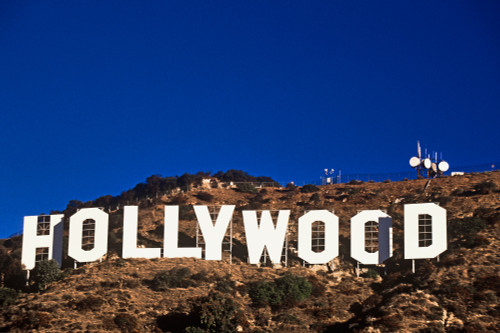 Hollywood sign on the hillsides of Hollywood, Los Angeles, California Poster Print by Panoramic Images - Item # VARPPI182779