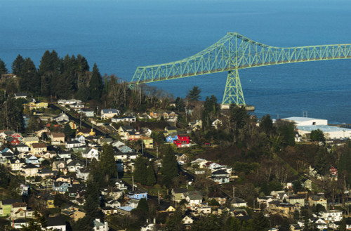 View of Astoria from Coxcomb Hill; Astoria, Oregon, United States of America Poster Print by Robert L. Potts / Design Pics - Item # VARDPI2429947