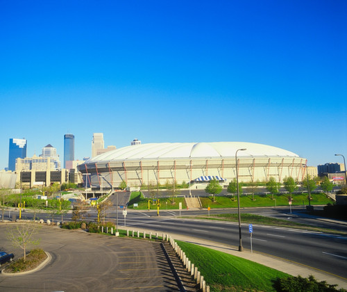 Hubert H. Humphrey Metrodome, Minneapolis, MN Poster Print by Panoramic Images - Item # VARPPI181731
