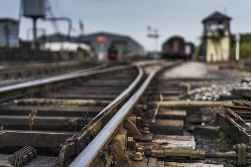 Close-up of a train track; North Yorkshire, England Poster Print by John Short / Design Pics - Item # VARDPI12324921 Close-up of a train track; North Yorkshire, England Poster Print by John Short / Design Pics - Item # VARDPI12324921