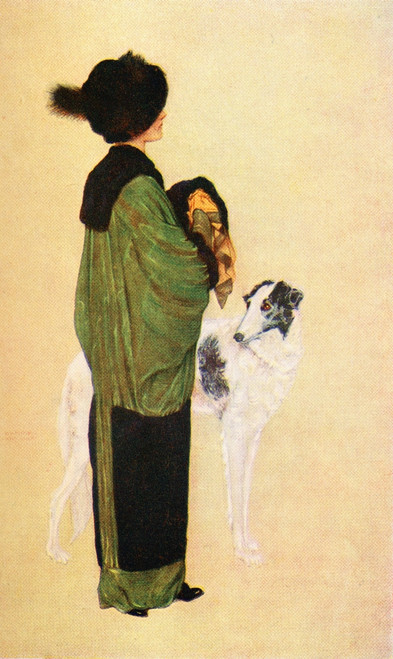 The Chic Frenchwoman. Colour illustration from the book France by Gordon Home published 1918 Poster Print by Hilary Jane Morgan / Design Pics - Item # VARDPI12320868