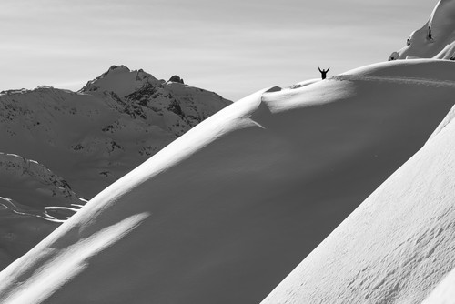 Extreme snowboarding, Arlberg; Austria Poster Print by Dean Blotto Gray / Design Pics - Item # VARDPI12251320