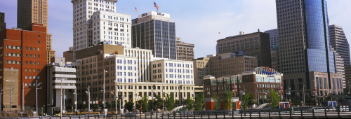 Skyscrapers in a city, Cincinnati, Ohio, USA Poster Print by Panoramic Images - Item # VARPPI152980