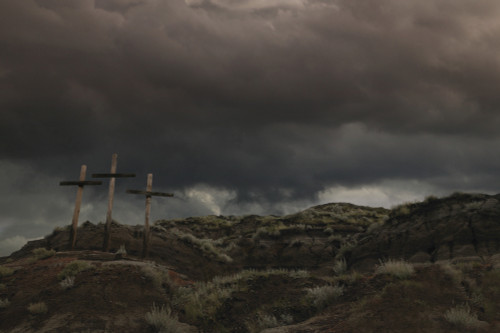 Three Crosses On A Hill Poster Print by Don Hammond / Design Pics - Item # VARDPI1768256