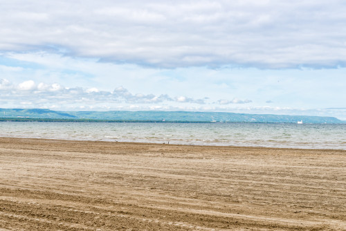 Wasaga beach with Collingwood and Blue Mountain in background, Ontario, Canada Poster Print by Panoramic Images - Item # VARPPI155247