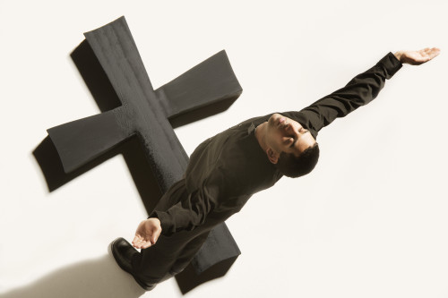 Man Worshipping Poster Print by Darren Greenwood / Design Pics - Item # VARDPI1781807