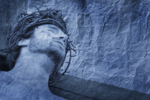 Black And White Of Jesus Dying On The Cross Poster Print by Don Hammond / Design Pics - Item # VARDPI1768265