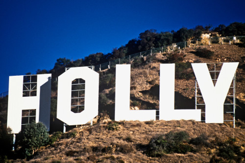 Hollywood sign on the hillsides of Hollywood, Los Angeles, California Poster Print by Panoramic Images - Item # VARPPI182777