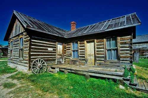 Old building in Ghost Town near Virginia City, MT Poster Print by Panoramic Images - Item # VARPPI182870