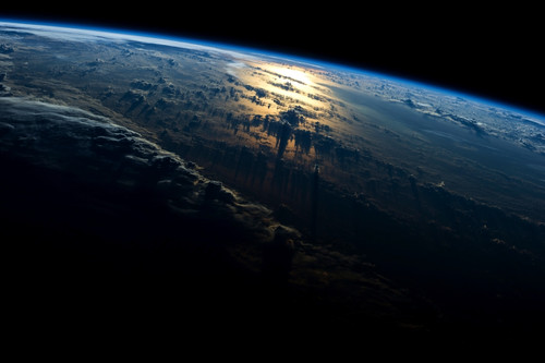 Satellite view of planet Earth showing South Carolina and North Atlantic Ocean, USA Poster Print by Panoramic Images - Item # VARPPI181232