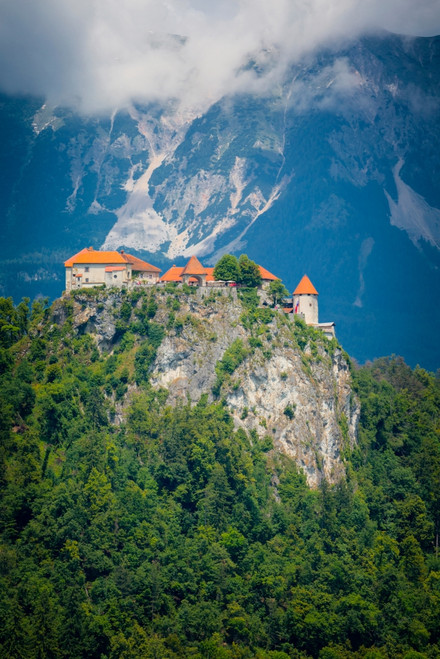 Lake Bled, Upper Carniola, Slovenia. Bled Castle. Poster Print by Panoramic Images - Item # VARPPI174213 Lake Bled, Upper Carniola, Slovenia. Bled Castle. Poster Print by Panoramic Images - Item # VARPPI174213