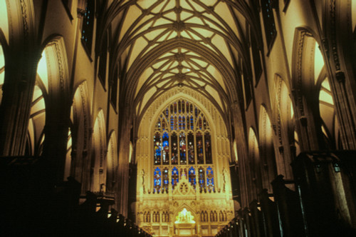 The interior of the Trinity Church on Wall Street in New York City New York Poster Print by Panoramic Images - Item # VARPPI182726