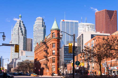 View of the skylines in Toronto, Ontario, Canada Poster Print by Panoramic Images - Item # VARPPI155242