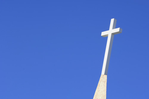 White Cross Poster Print by Dean Muz / Design Pics - Item # VARDPI1781899