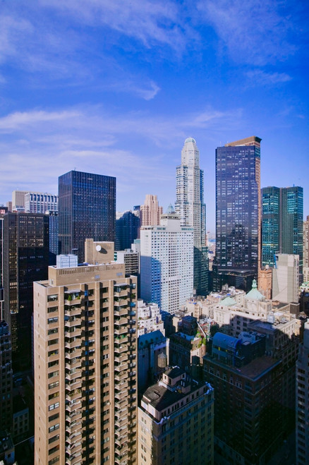 New York City skyline from 42nd floor, New York Poster Print by Panoramic Images - Item # VARPPI181786