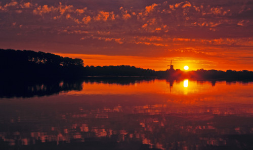 Windmill Island Gardens at sunrise, Holland, Michigan, USA Poster Print by Panoramic Images - Item # VARPPI173764 Windmill Island Gardens at sunrise, Holland, Michigan, USA Poster Print by Panoramic Images - Item # VARPPI173764