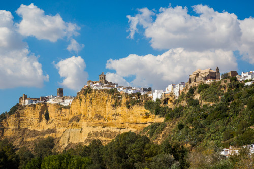 Arcos de la Frontera, Cadiz Province, Andalusia, southern Spain. Typical white mountain town. Poster Print by Panoramic Images - Item # VARPPI170284