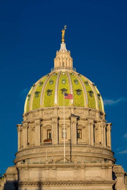 Pennsylvania State Capitol, Harrisburg, PA Poster Print by Panoramic Images - Item # VARPPI182625