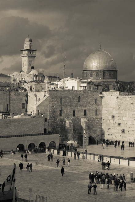 Elevated view of the Western Wall Plaza, Jewish Quarter, Old City, Jerusalem, Israel Poster Print by Panoramic Images - Item # VARPPI155800 Elevated view of the Western Wall Plaza, Jewish Quarter, Old City, Jerusalem, Israel Poster Print by Panoramic Images - Item # VARPPI155800