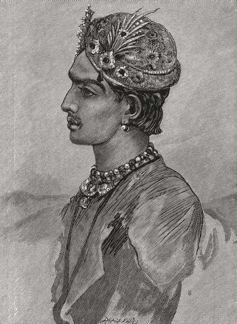 Maharaja Mangal Singh Prabhakar, 1859-1892.  6th Maharaja of Alwar.  From The Magazine of Art published1878 Poster Print by Hilary Jane Morgan / Design Pics - Item # VARDPI12285641 Maharaja Mangal Singh Prabhakar, 1859-1892.  6th Maharaja of Alwar.  From The Magazine of Art published1878 Poster Print by Hilary Jane Morgan / Design Pics - Item # VARDPI12285641