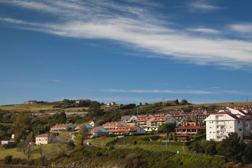View of a town, San Vicente de la Barquera, Cantabria Province, Spain Poster Print by Panoramic Images - Item # VARPPI156724